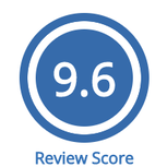 Image of a 9.6 out of 10 rating by Carehome.co.uk users